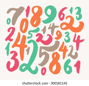 手書き 数字 のイラスト素材 画像 ベクター画像 Shutterstock