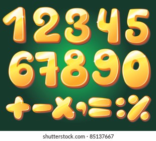 Hand drawn numerals