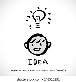 Hand drawn object sketch - vector illustration