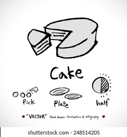 Hand drawn object sketch - vector illustration  