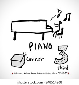 Hand drawn object sketch - vector illustration  