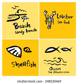 Hand drawn object sketch - vector illustration 