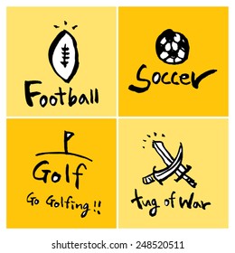 Hand drawn object sketch - vector illustration 