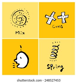 Hand drawn object sketch - vector illustration 