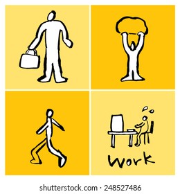 Hand drawn object sketch - vector illustration 