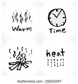 Hand drawn object sketch - vector illustration 