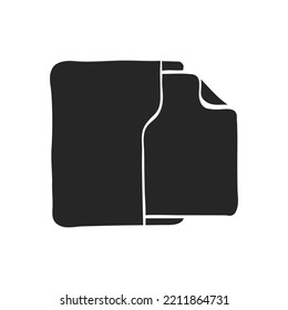 Hand drawn Office folder vector illustration