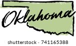 Hand Drawn Oklahoma State Design