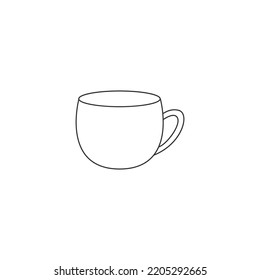 Hand drawn OktoberFest cup Outline is suitable for elements of an invitation design, celebration, social media, website design needs and others. vector illustration. ep 10

