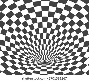 Handgezeichneter optischer Illusionshintergrund