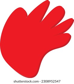 Hand drawn organic doodle shape. Best for social media graphic and website design