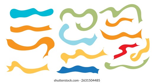 Hand drawn organic rectangle frames. Abstract doodle liquid shapes. Organic free flat blobs. Irregular fluid bubbles. Empty text box. Vector illustration isolated on white background.
