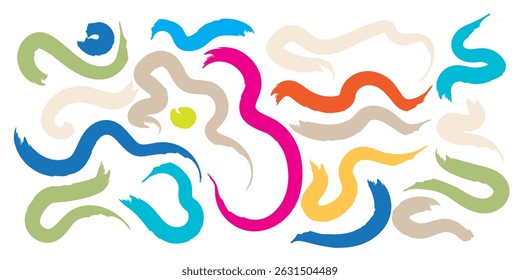 Hand drawn organic rectangle frames. Abstract doodle liquid shapes. Organic free flat blobs. Irregular fluid bubbles. Empty text box. Vector illustration isolated on white background.

