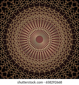 Hand drawn oriental ornamental ethnic lace background for t-shirt design, vintage card, party invitation, poster, fashion neckerchief, scarf, brochures, gift album, scrapbook etc