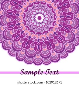 Hand Drawn Oriental Romantic Rose Lace Seamless Background