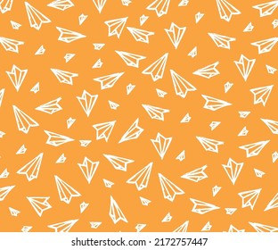 
Patrón de plano de origami dibujado a mano