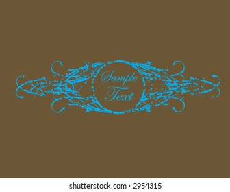 a hand drawn ornament (ALL VECTOR)