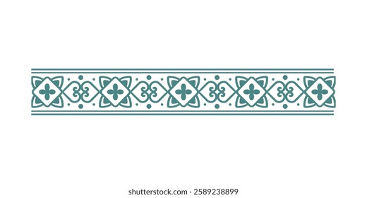 Hand drawn ornament borders editable background