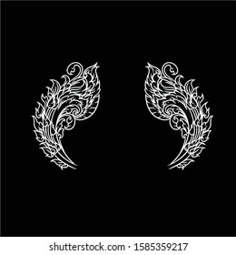 Hand drawn ornament decorative Vector
