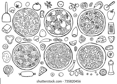 28,860 Pizza outline Images, Stock Photos & Vectors | Shutterstock