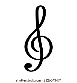 Diseño vectorial de iconos de notas de música de colores trípicos dibujados a mano.
