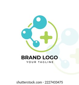 hand drawn ozone therapy logo template