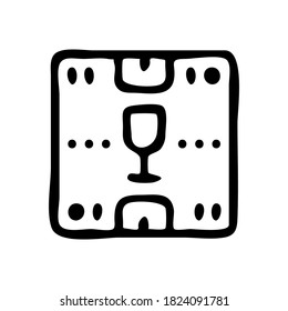 Hand drawn Package icon. Ecommerce Icon style. Eps 10 vector illustration.
