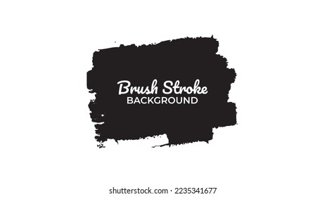 Hand Drawn Paint Brush Stroke Design Vector Illustration