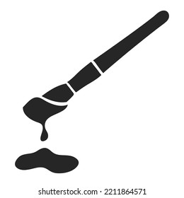 Hand drawn Paint brush vector illustration