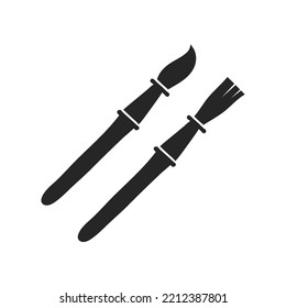 Hand drawn Paint brushes vector illustration