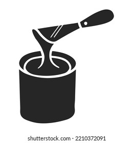 Hand drawn paint bucket vector illustration