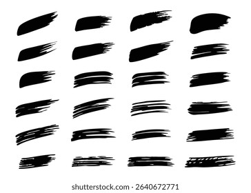 Hand Drawn Paint Strokes Collection