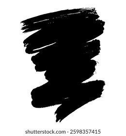 Hand Drawn Painted Brush Grunge Stroke Banner for Text Boxes