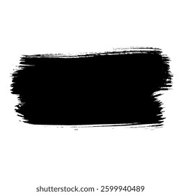 Hand Drawn Painted Brush Grunge Stroke Banner for Text Boxes