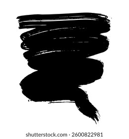 Hand Drawn Painted Brush Grunge Stroke Banner for Text Boxes
