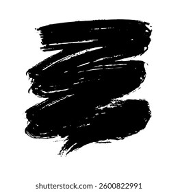 Hand Drawn Painted Brush Grunge Stroke Banner for Text Boxes