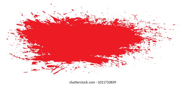 hand drawn painted scratched vector Illustrations template of Grunge Halloween background with blood splats banners abstract background brush texture for promotion. isolated on white background