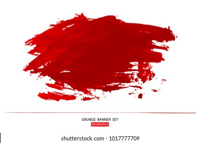 hand drawn painted scratched vector Illustrations template of grunge banners abstract background brush texture for promotion sale. isolated on white background