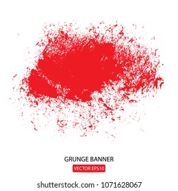 hand drawn painted scratched vector Illustrations template of grunge banners abstract background brush texture for promotion sale. isolated on white background
