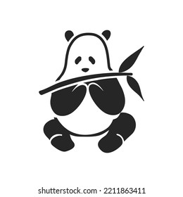 Hand drawn Panda vector illustration