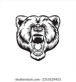 Hand Drawn Panda Vector illustration on white background