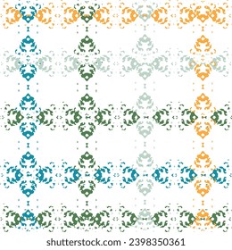 Hand drawn pastel print with simple shapes in scandinavian style.   Hand drown paint strokes decoration artwork. For garment.