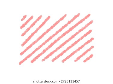 Handgezeichnete Pastellskizze Rechteck Feld mit Rahmen und Buntstift Kritzel. Texthintergrund in rauer Textur und Hervorhebungsstil für Notiz oder Nachricht. Subtiles, kreatives Akzentelement.