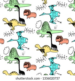 Hand drawn pattern background