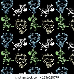 Hand drawn pattern background