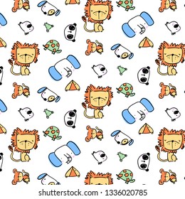 Hand drawn pattern background