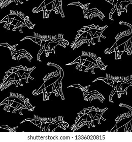 Hand drawn pattern background