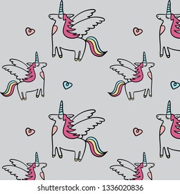 Hand drawn pattern background