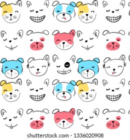 Hand drawn pattern background