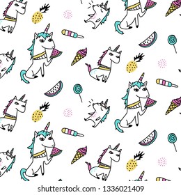 Hand drawn pattern background